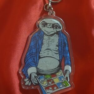 Vintage 1982 Universal City Studios E.T. Movie Key Chain